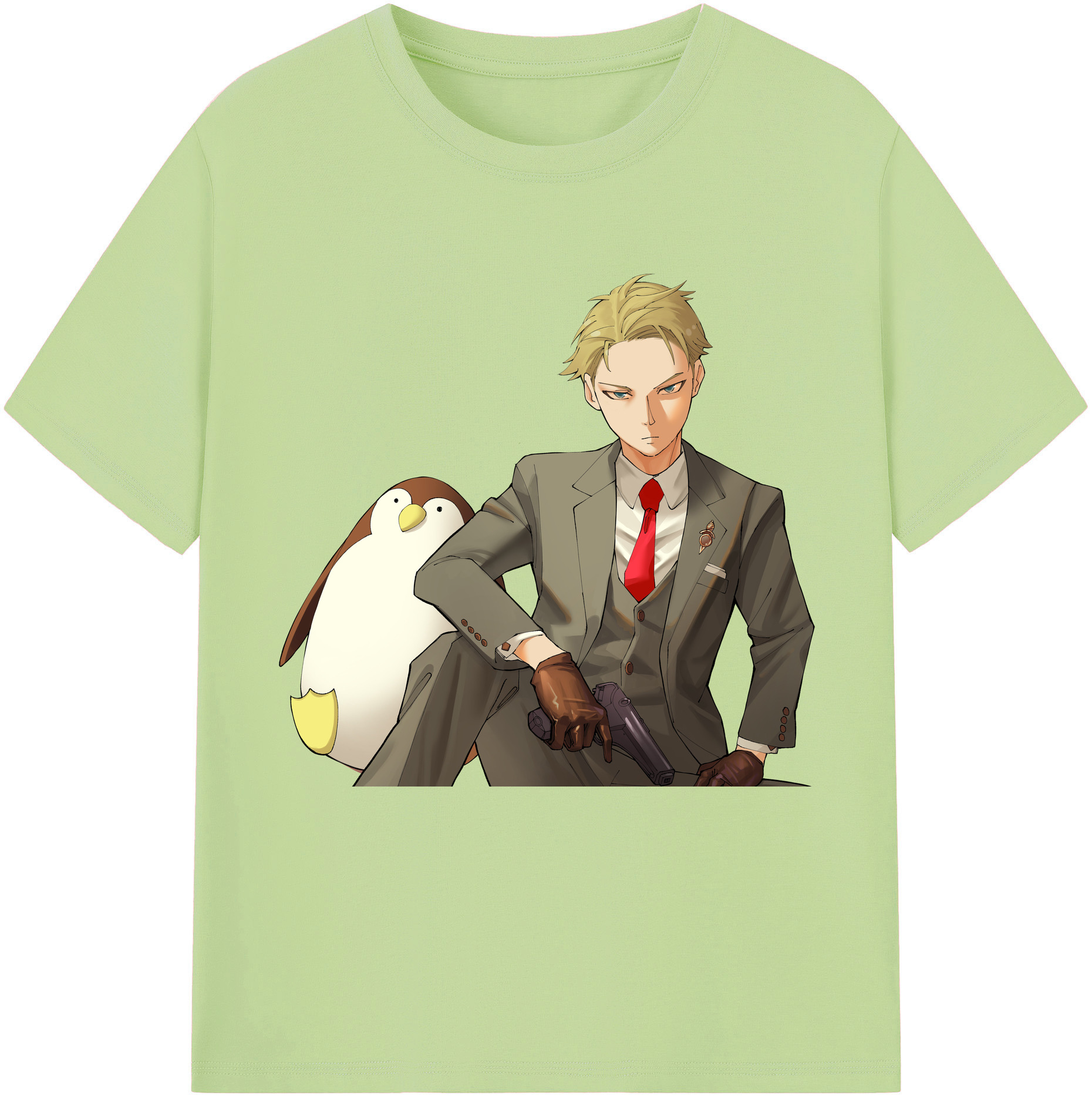 （画像用） SPY×FAMILY间谍家家酒 綿100％半袖Tシャツ（フロントプリント）
